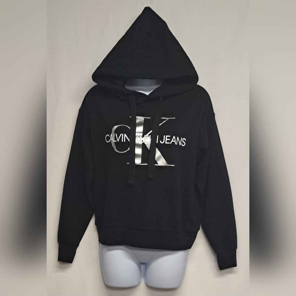 Calvin Klein Blavk Hoodie XS Pullover Good Condition